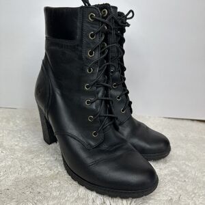 Timberland  Black Lace-Up Boots for Women